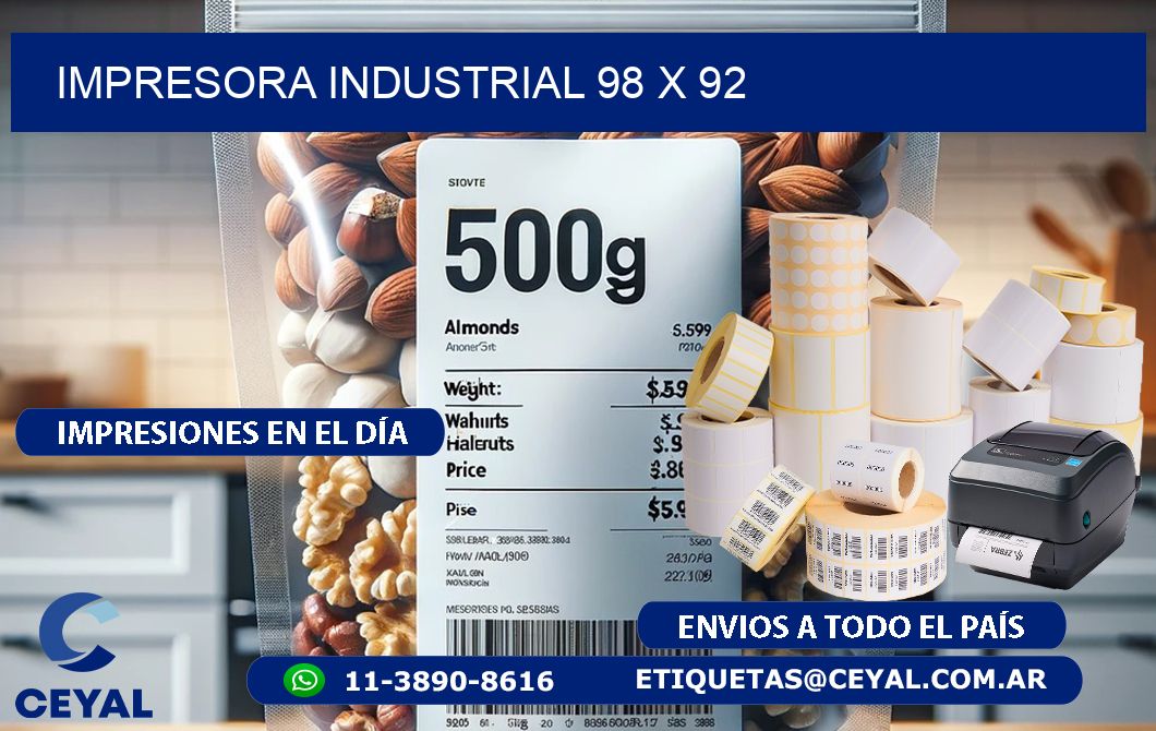 impresora industrial 98 x 92