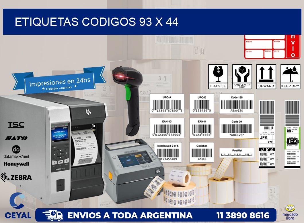 etiquetas codigos 93 x 44