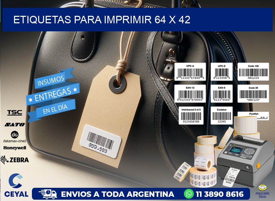 etiquetas para imprimir 64 x 42