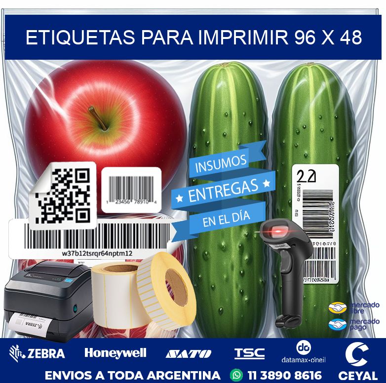 etiquetas para imprimir 96 x 48