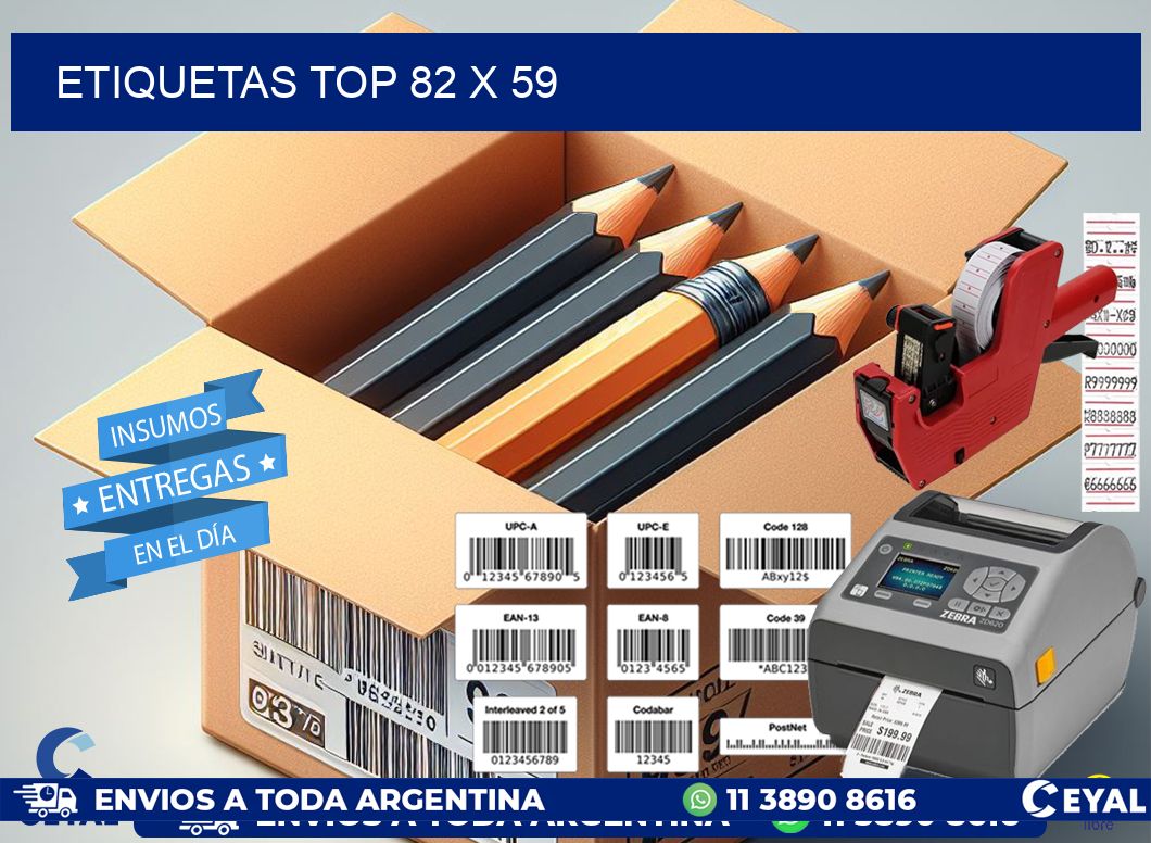 etiquetas top 82 x 59