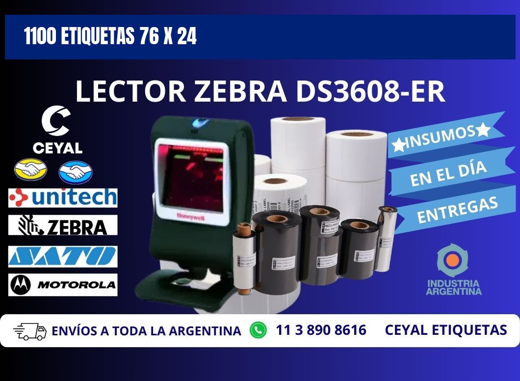 1100 ETIQUETAS 76 x 24