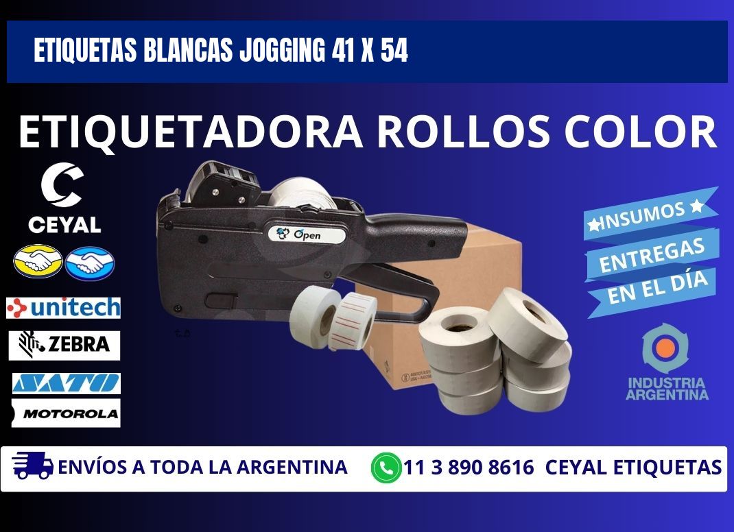 ETIQUETAS BLANCAS JOGGING 41 x 54