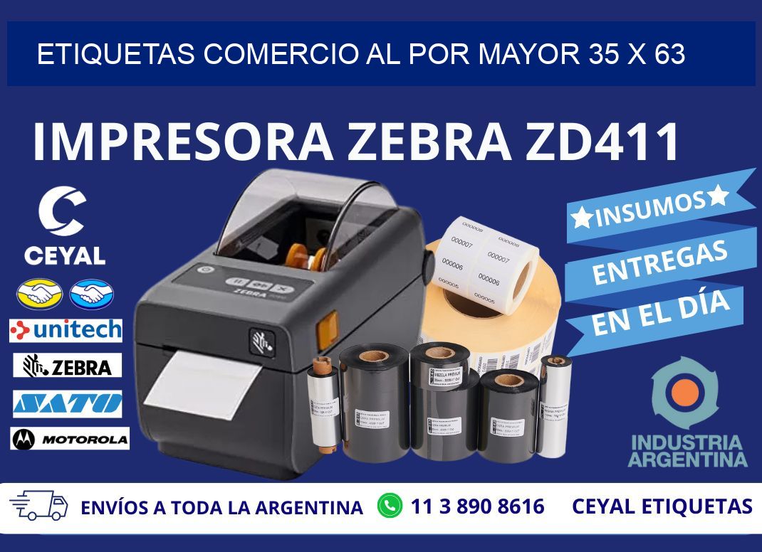 ETIQUETAS COMERCIO AL POR MAYOR 35 x 63