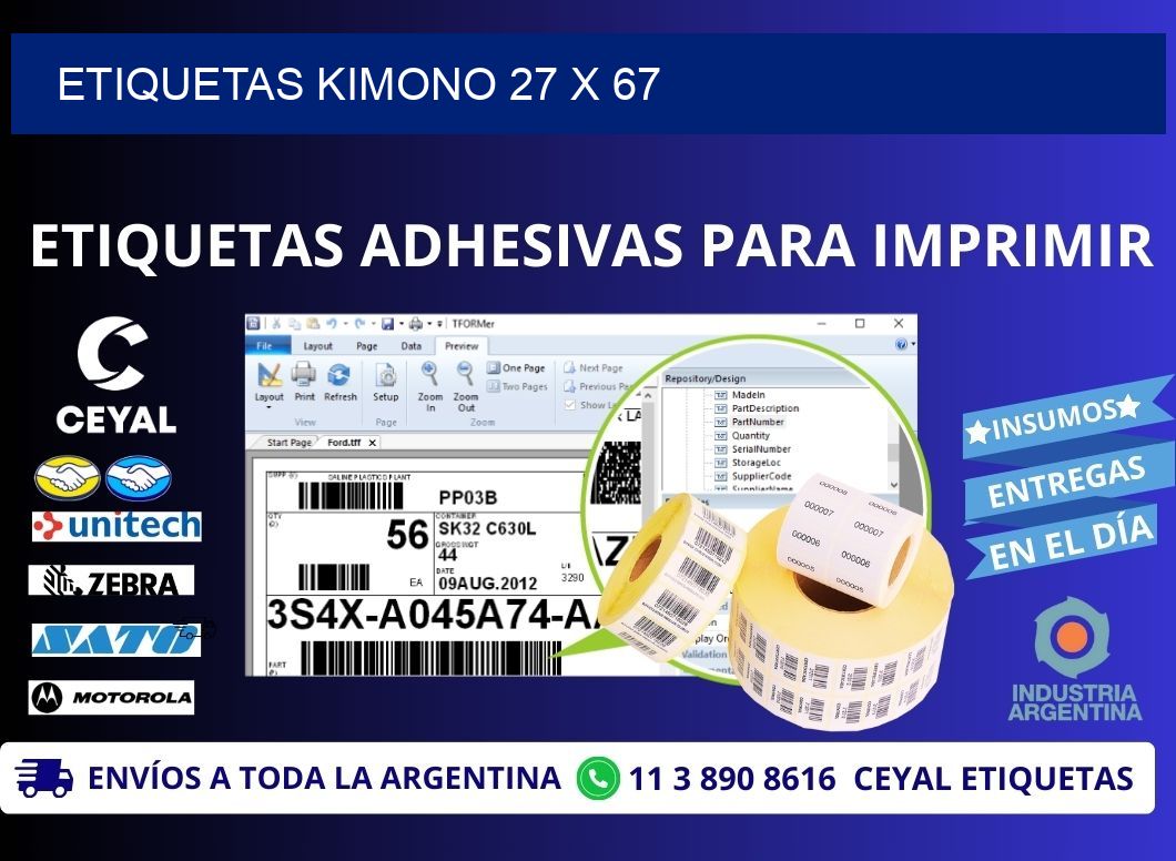 ETIQUETAS KIMONO 27 x 67