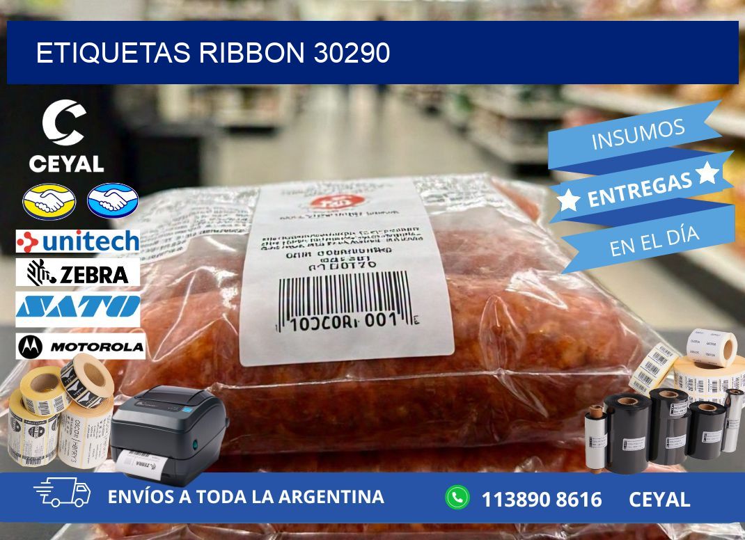 ETIQUETAS RIBBON 30290
