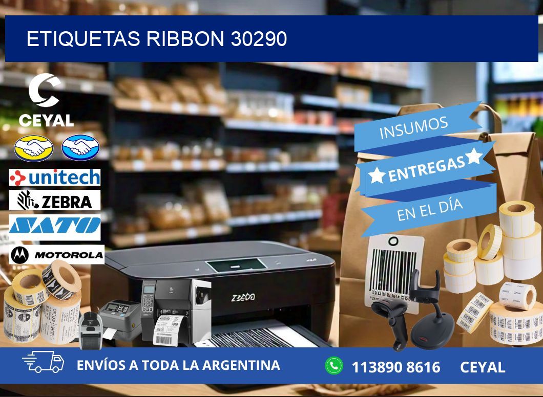 ETIQUETAS RIBBON 30290