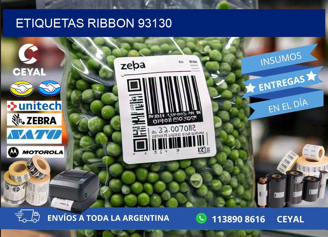 ETIQUETAS RIBBON 93130