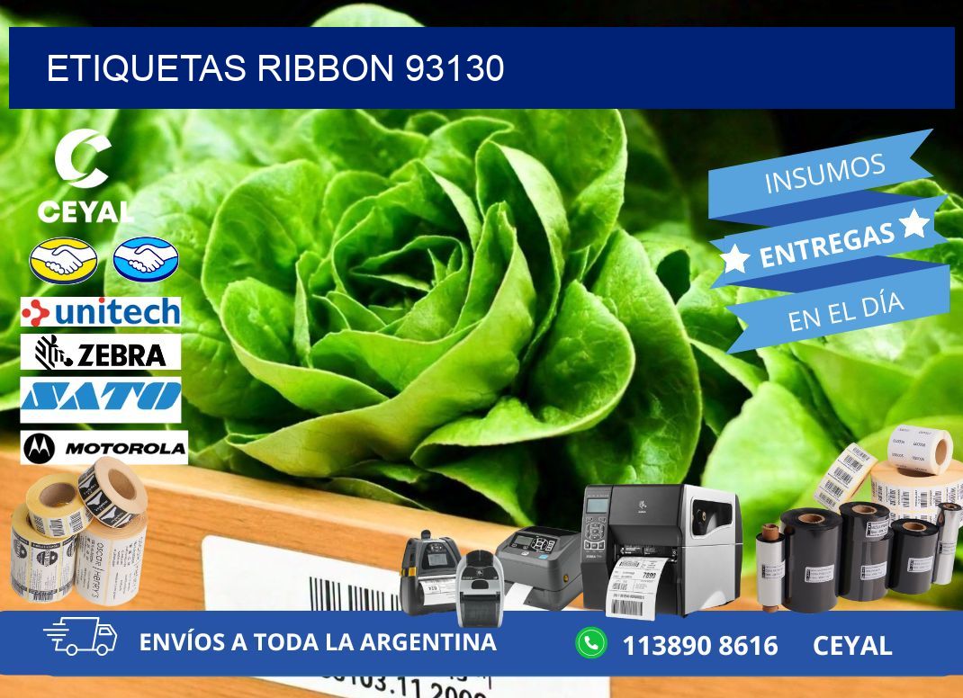 ETIQUETAS RIBBON 93130