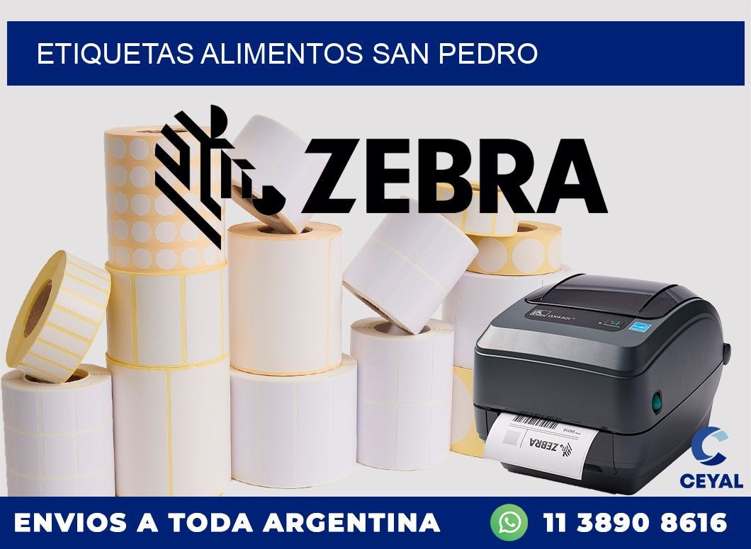 Etiquetas alimentos San Pedro