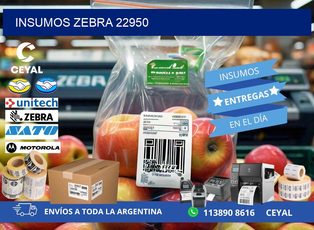 INSUMOS ZEBRA 22950
