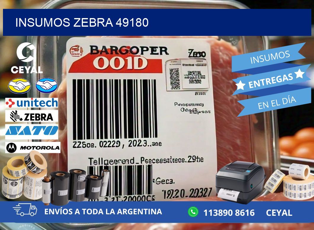 INSUMOS ZEBRA 49180