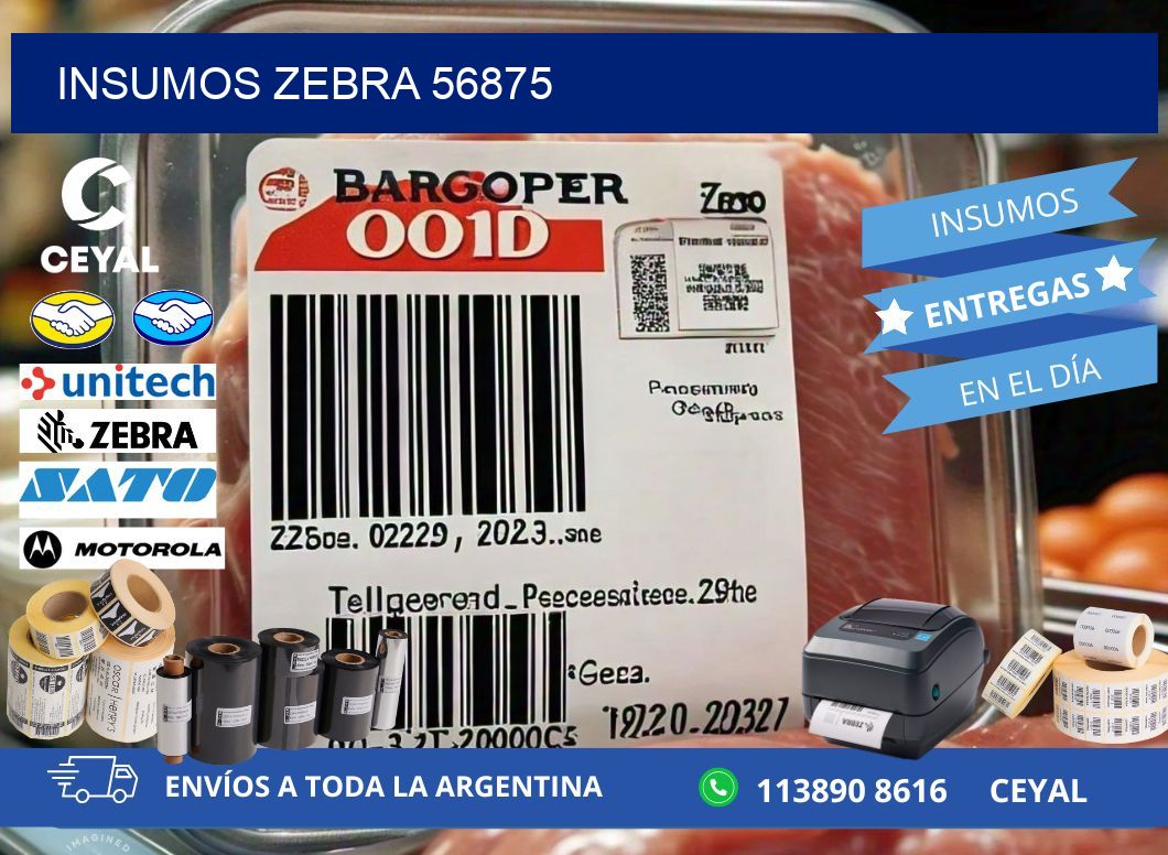 INSUMOS ZEBRA 56875