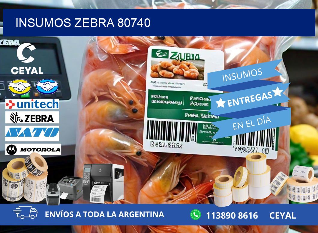 INSUMOS ZEBRA 80740