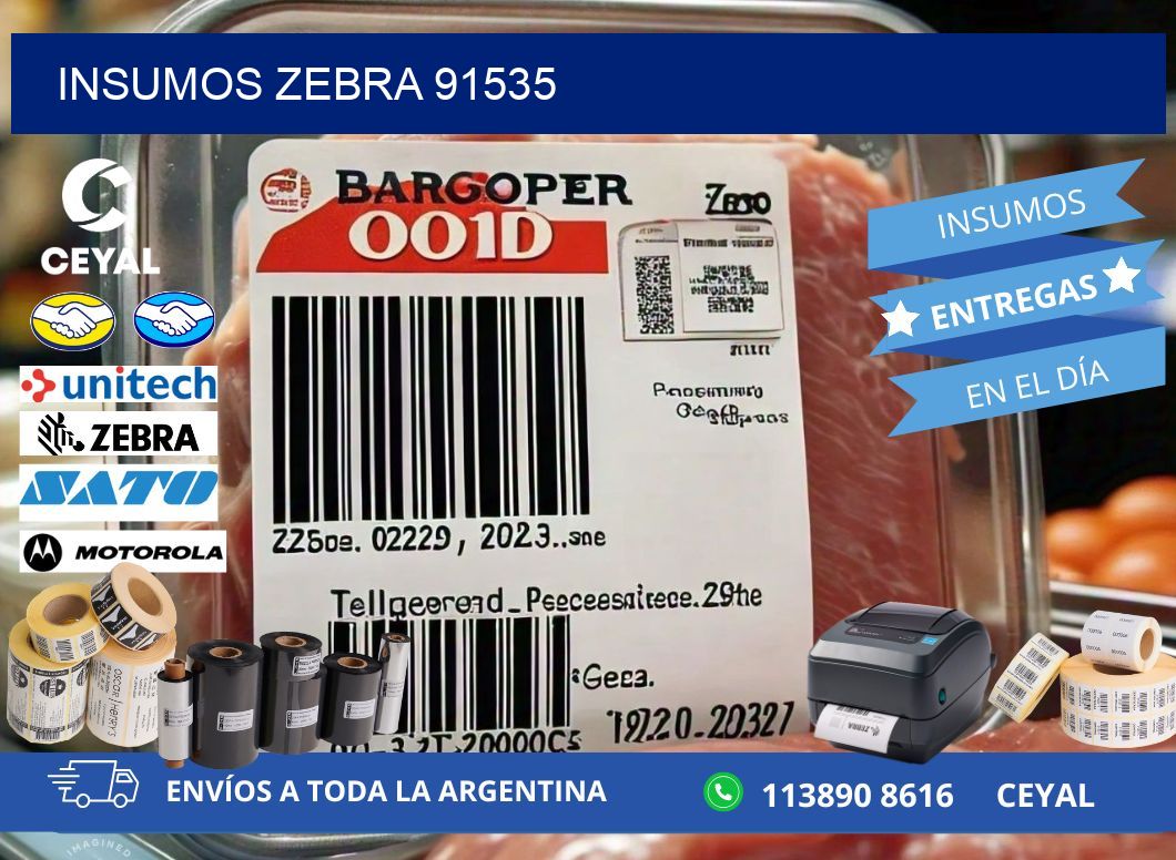 INSUMOS ZEBRA 91535