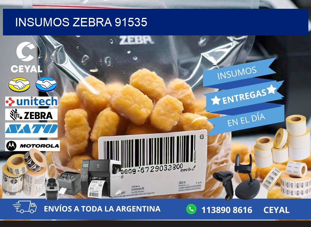 INSUMOS ZEBRA 91535