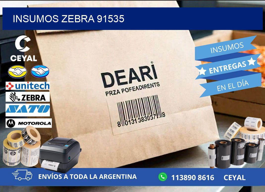 INSUMOS ZEBRA 91535