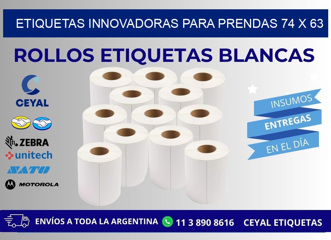 ETIQUETAS INNOVADORAS PARA PRENDAS 74 x 63