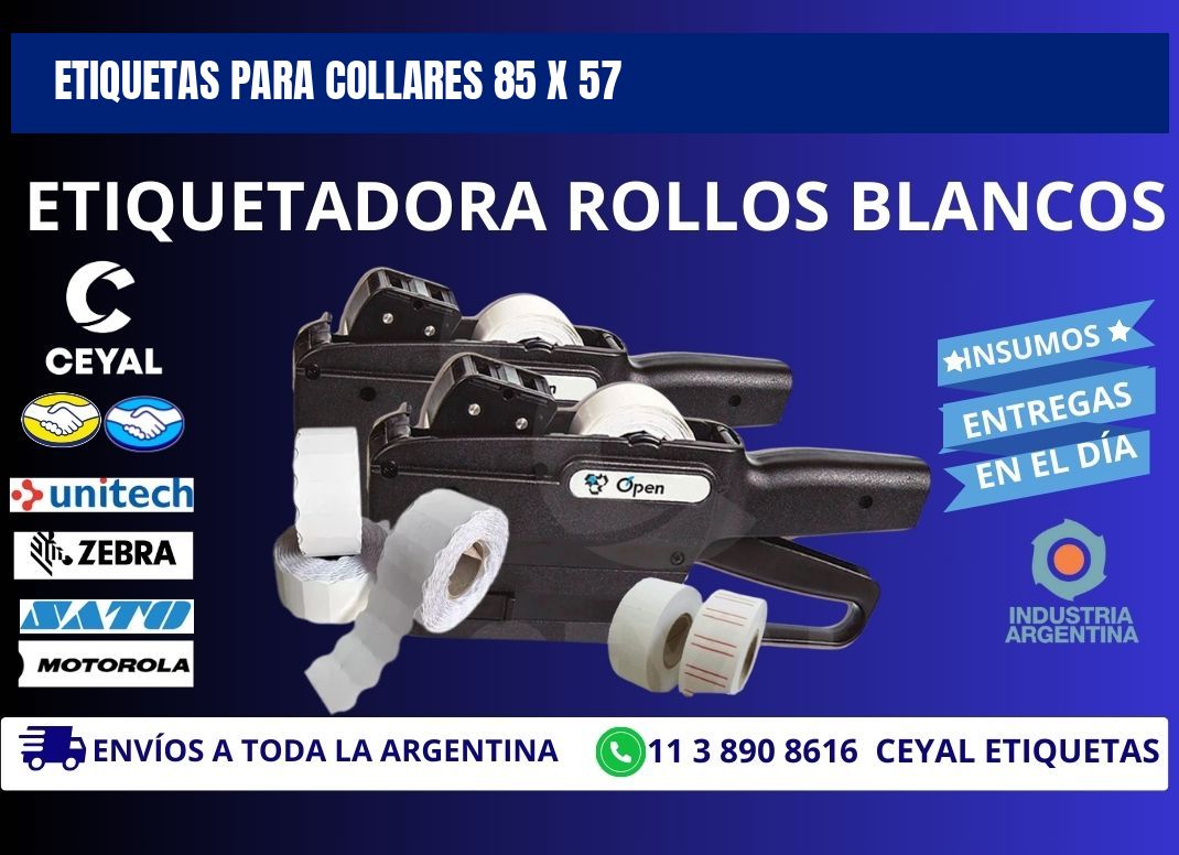 ETIQUETAS PARA COLLARES 85 x 57