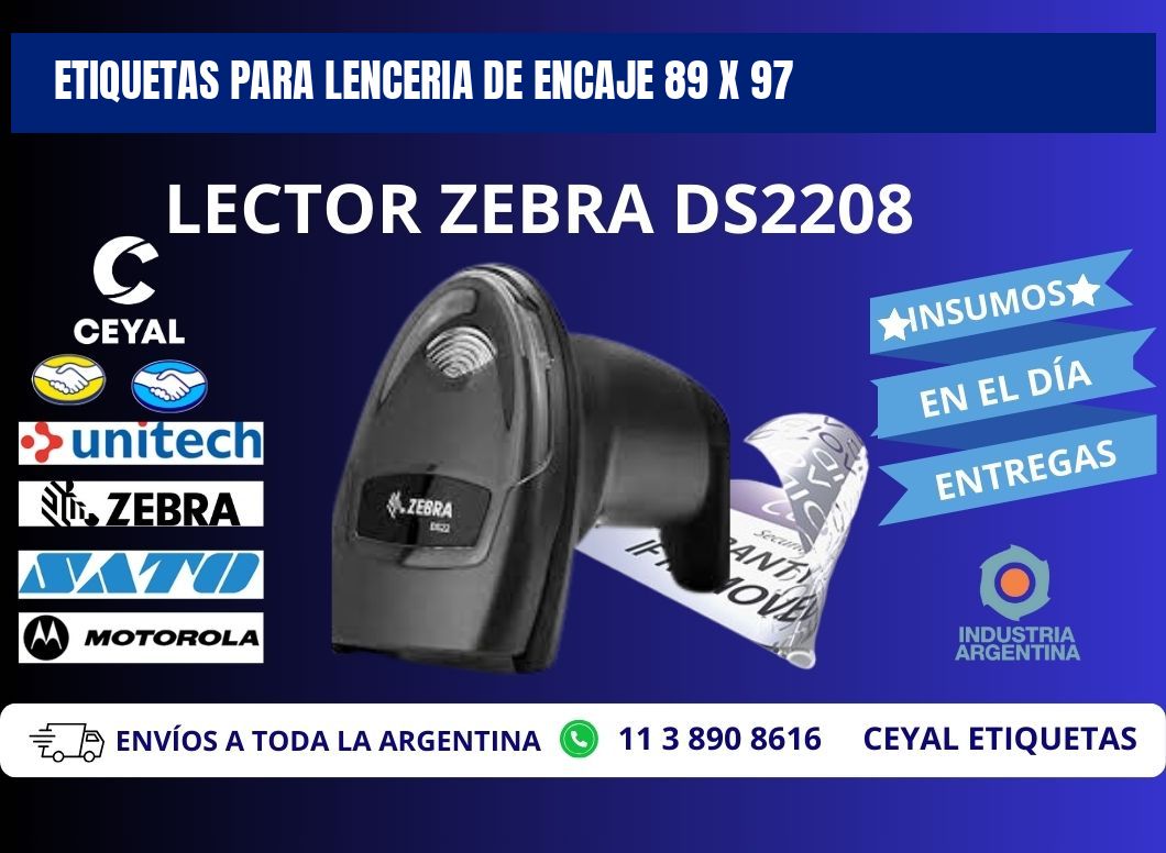 ETIQUETAS PARA LENCERIA DE ENCAJE 89 x 97