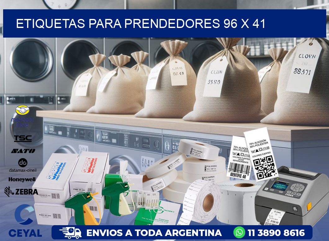 ETIQUETAS PARA PRENDEDORES 96 x 41