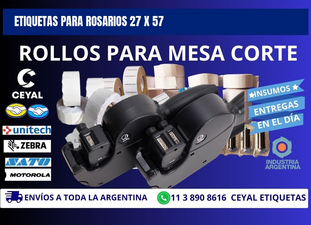 ETIQUETAS PARA ROSARIOS 27 x 57