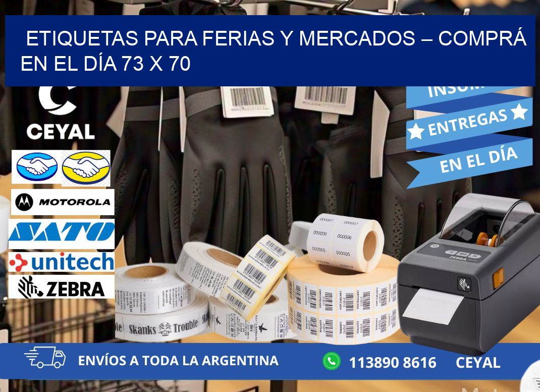 ETIQUETAS PARA FERIAS Y MERCADOS – COMPRÁ EN EL DÍA 73 x 70