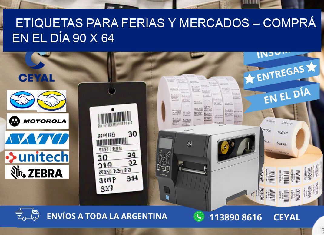 ETIQUETAS PARA FERIAS Y MERCADOS – COMPRÁ EN EL DÍA 90 x 64