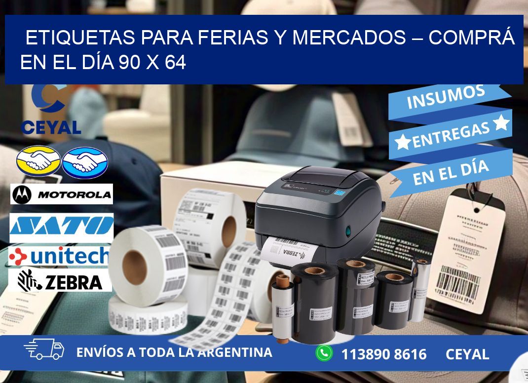 ETIQUETAS PARA FERIAS Y MERCADOS – COMPRÁ EN EL DÍA 90 x 64
