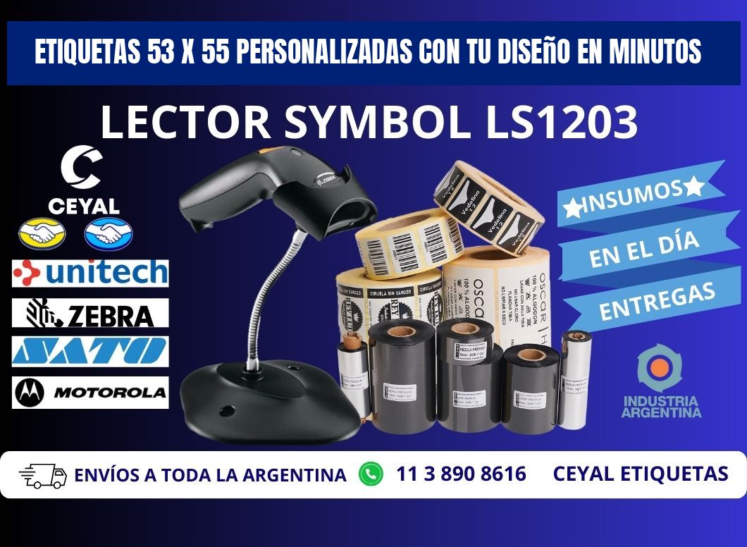 Etiquetas 53 x 55 Personalizadas con Tu Diseño en Minutos