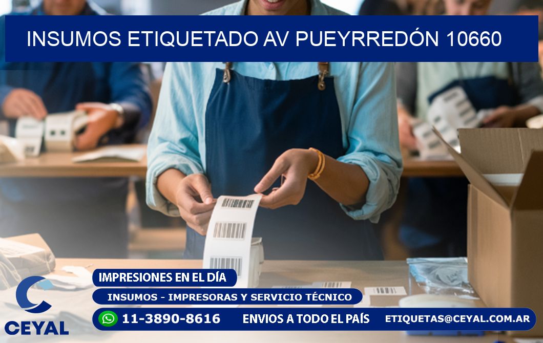 INSUMOS ETIQUETADO AV PUEYRREDÓN 10660