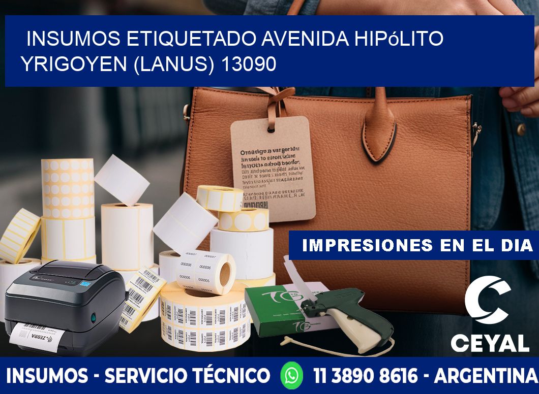 INSUMOS ETIQUETADO Avenida Hipólito Yrigoyen (lanus) 13090