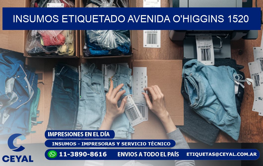 INSUMOS ETIQUETADO Avenida O'Higgins 1520