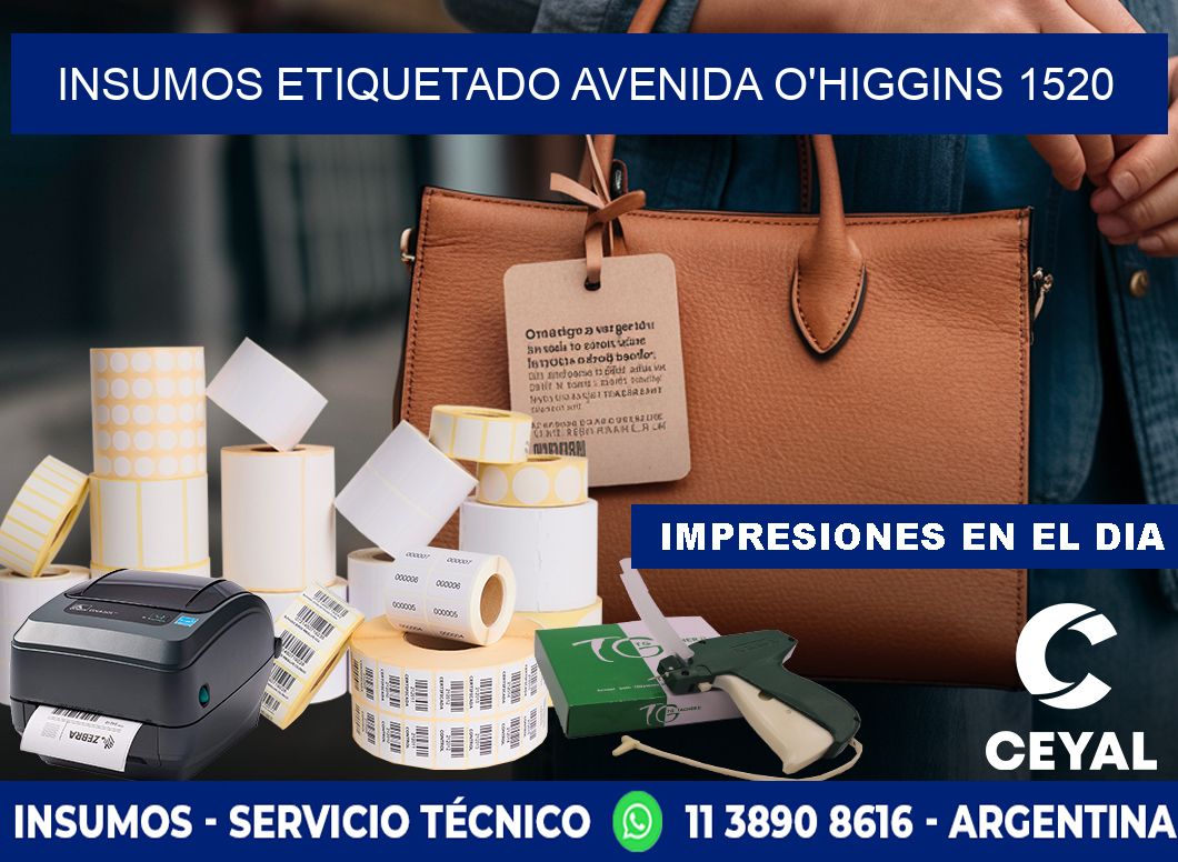 INSUMOS ETIQUETADO Avenida O'Higgins 1520