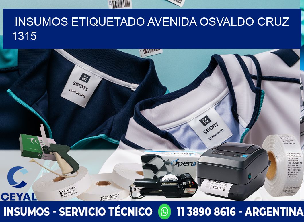 INSUMOS ETIQUETADO Avenida Osvaldo Cruz 1315