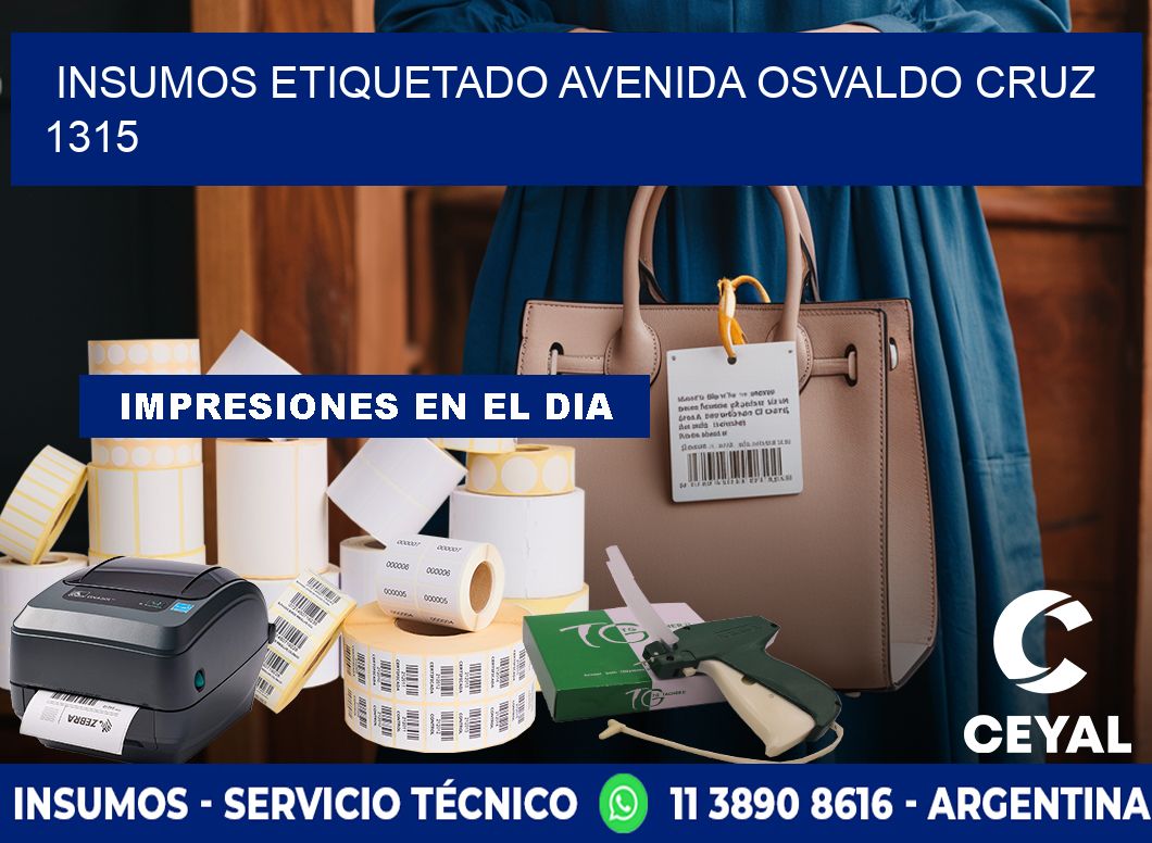 INSUMOS ETIQUETADO Avenida Osvaldo Cruz 1315