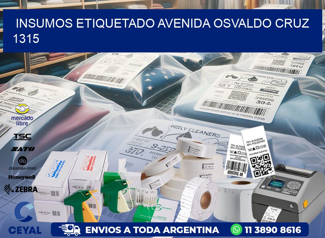 INSUMOS ETIQUETADO Avenida Osvaldo Cruz 1315