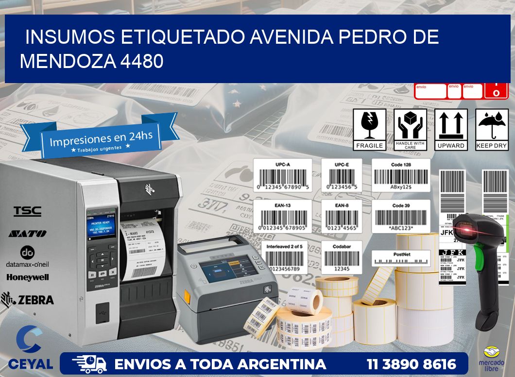 INSUMOS ETIQUETADO Avenida Pedro de Mendoza 4480