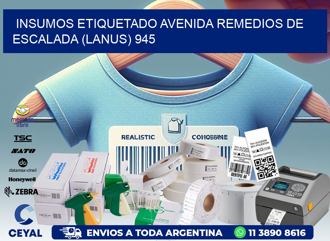 INSUMOS ETIQUETADO Avenida Remedios de Escalada (lanus) 945