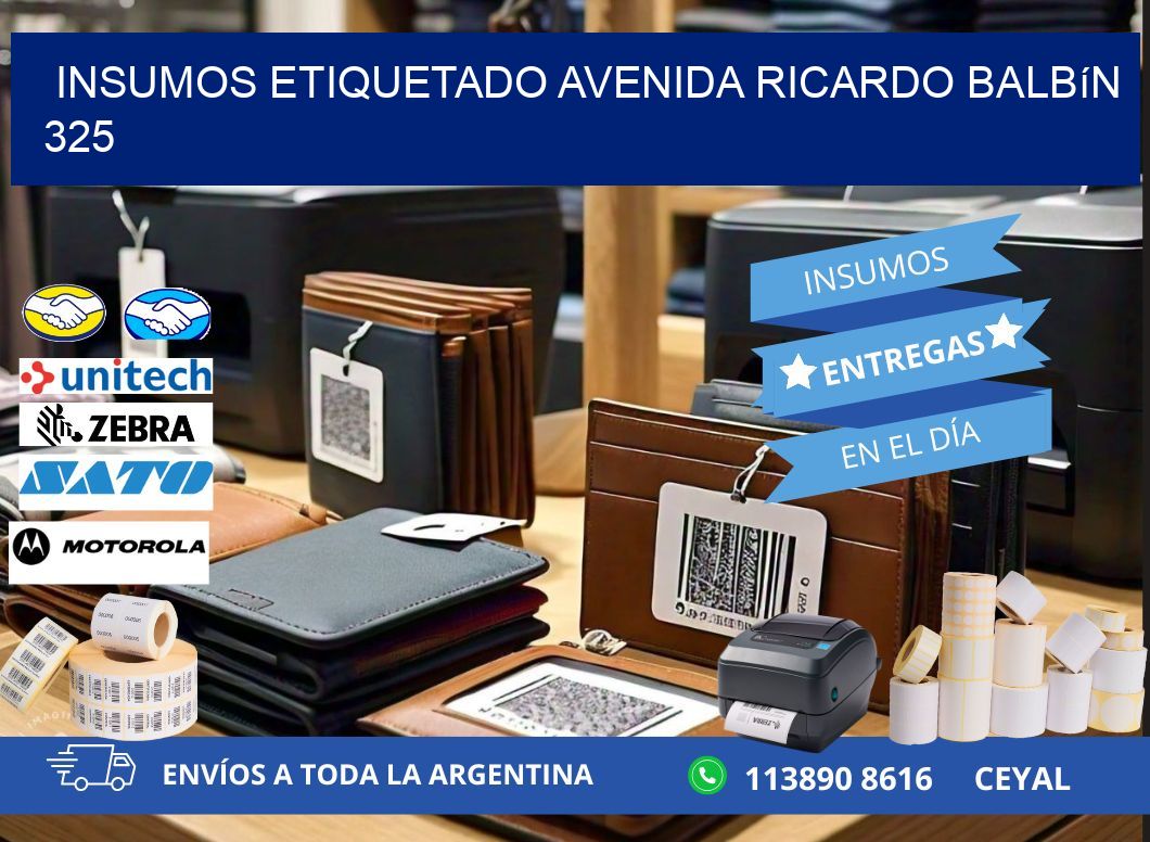 INSUMOS ETIQUETADO Avenida Ricardo Balbín 325