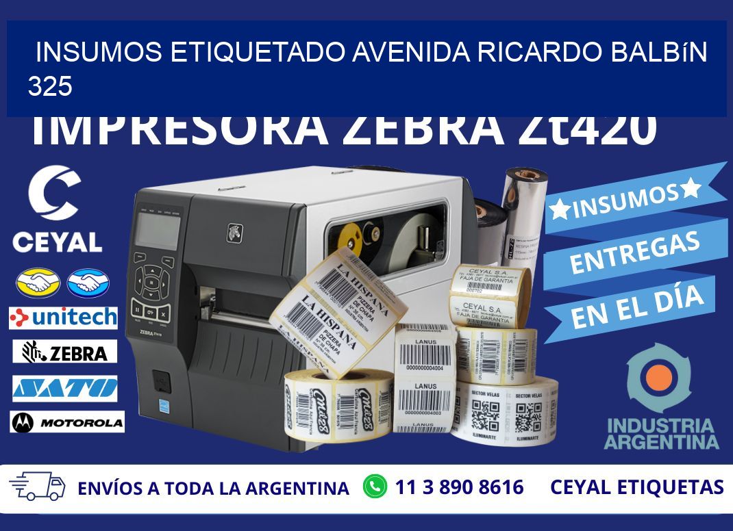 INSUMOS ETIQUETADO Avenida Ricardo Balbín 325