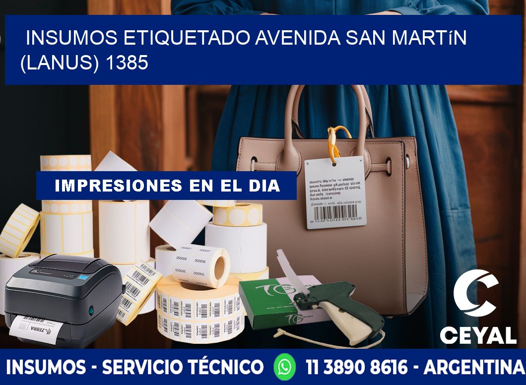 INSUMOS ETIQUETADO Avenida San Martín (lanus) 1385