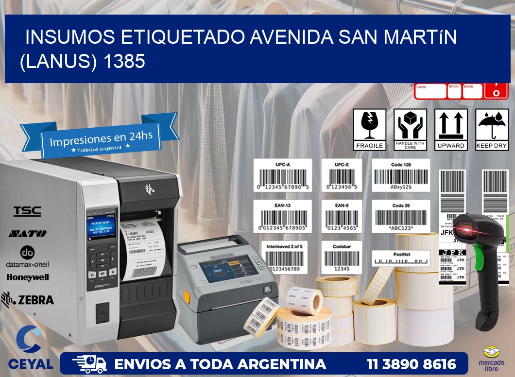 INSUMOS ETIQUETADO Avenida San Martín (lanus) 1385