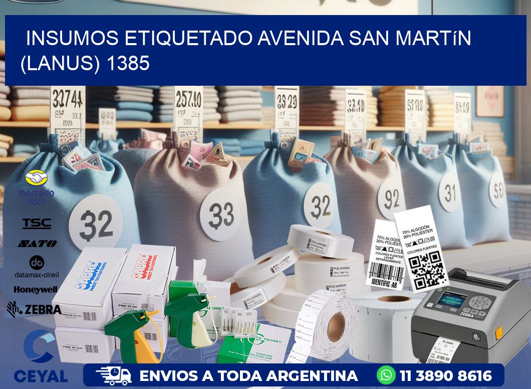 INSUMOS ETIQUETADO Avenida San Martín (lanus) 1385