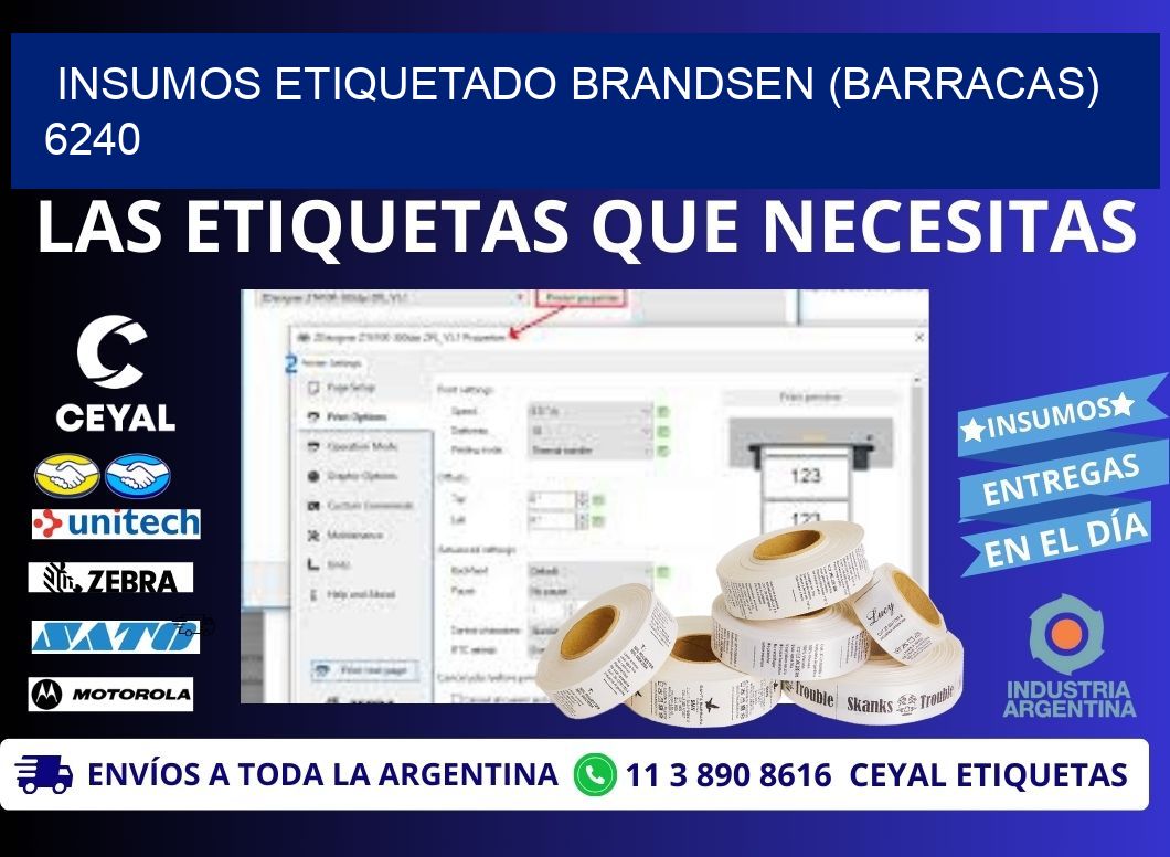 INSUMOS ETIQUETADO Brandsen (Barracas) 6240