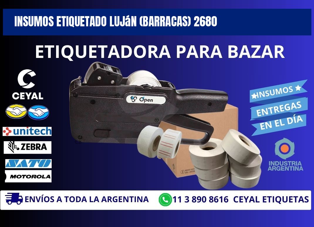 INSUMOS ETIQUETADO Luján (Barracas) 2680
