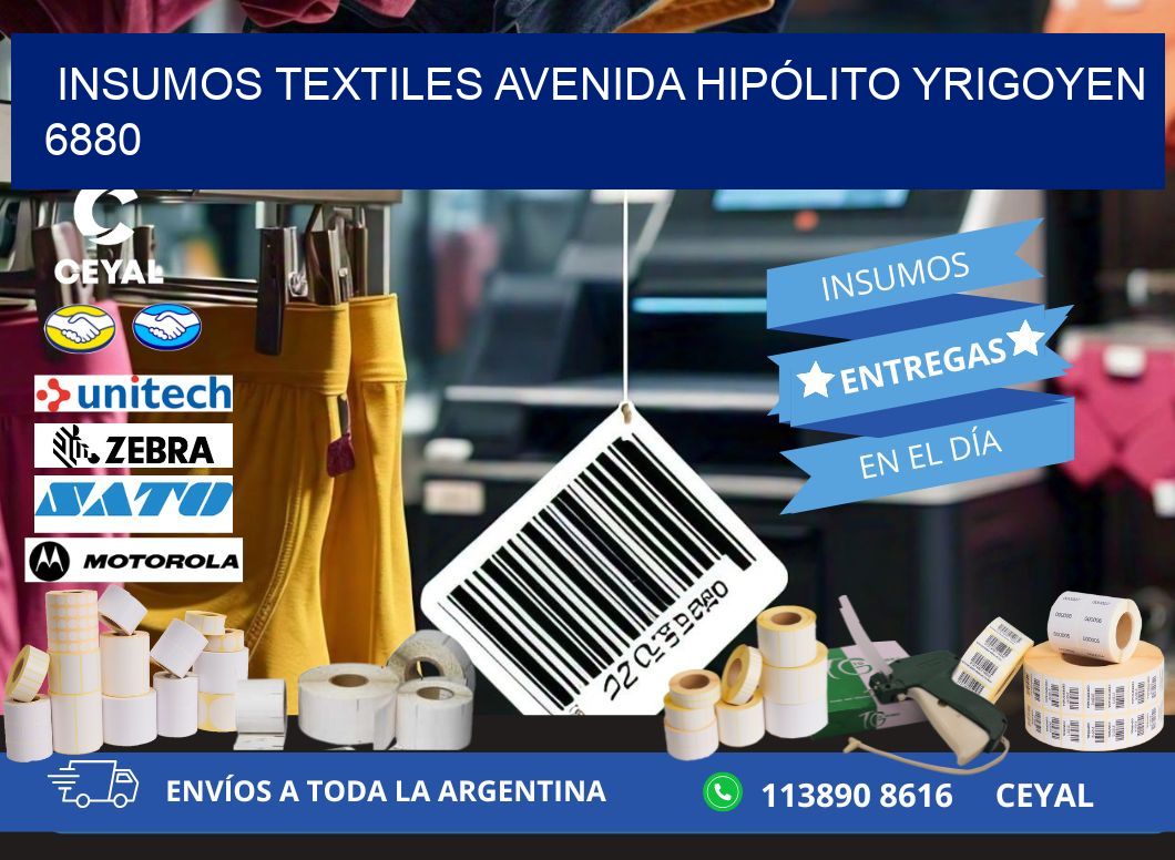 INSUMOS TEXTILES AVENIDA HIPÓLITO YRIGOYEN 6880