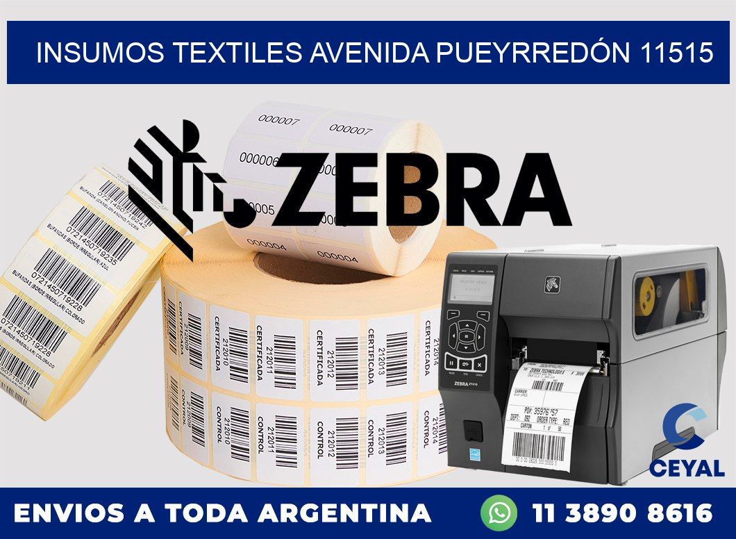INSUMOS TEXTILES AVENIDA PUEYRREDÓN 11515