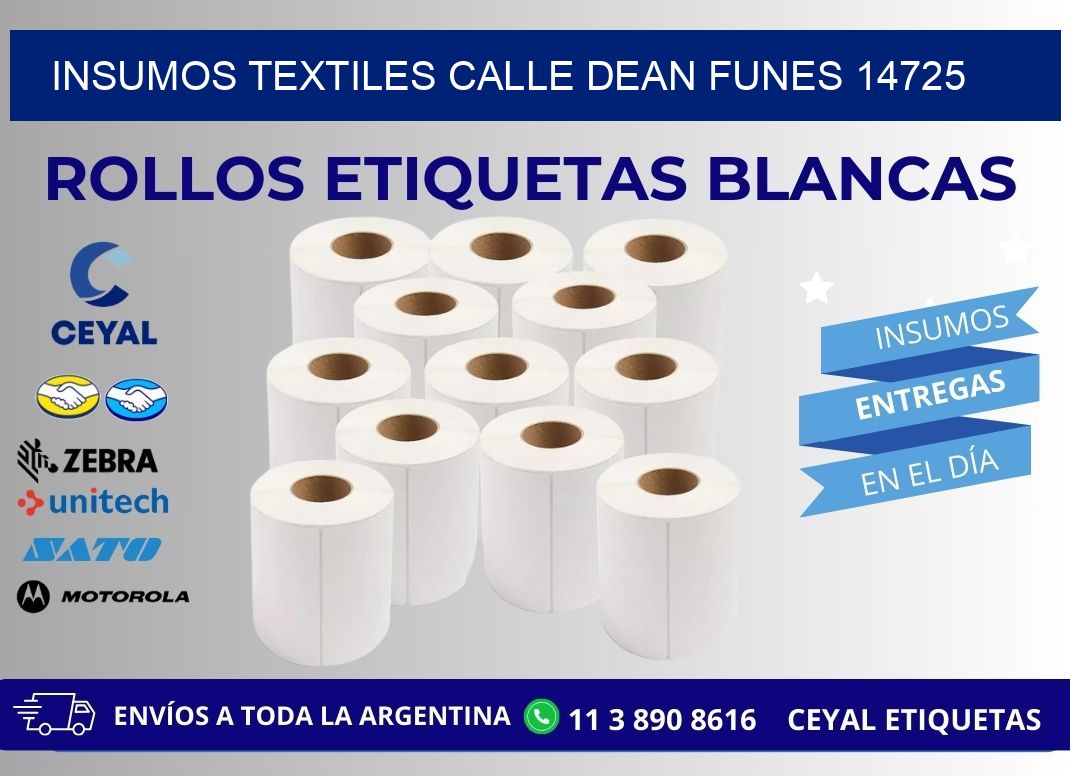 INSUMOS TEXTILES CALLE DEAN FUNES 14725