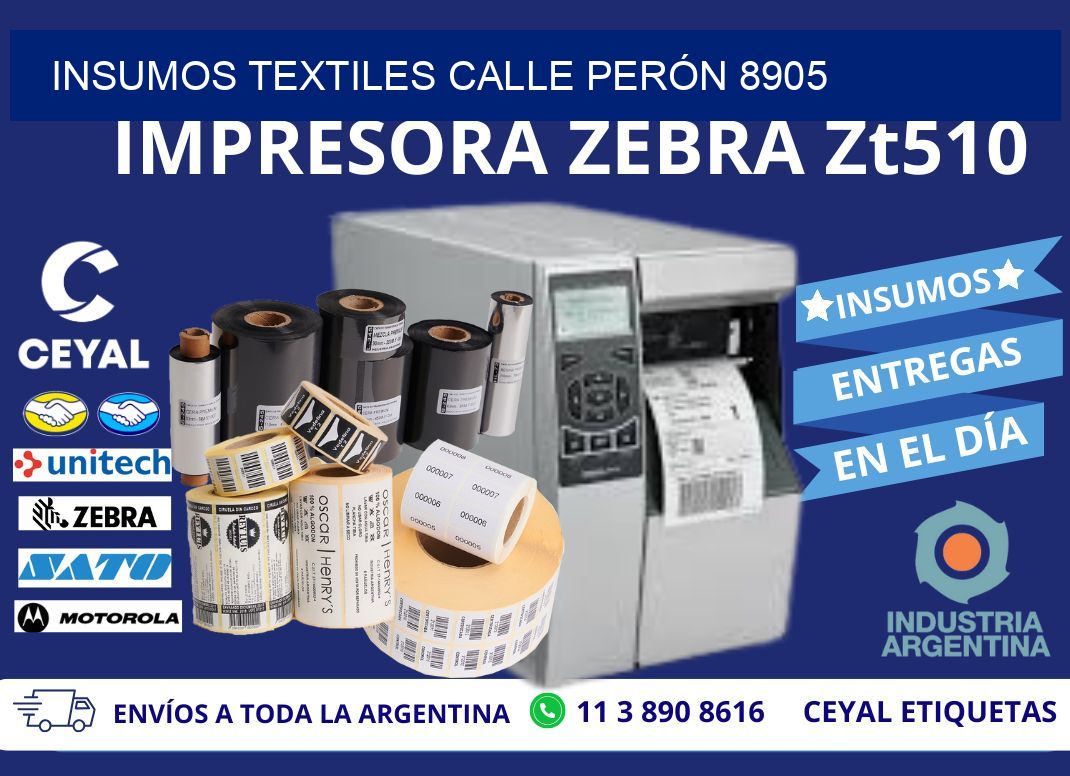 INSUMOS TEXTILES CALLE PERÓN 8905